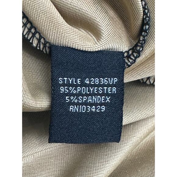 Intro. Black Floral Velvet Stretchy Long Sleeves Tunic Top Women's Plus Size 2X - Picture 9 of 9